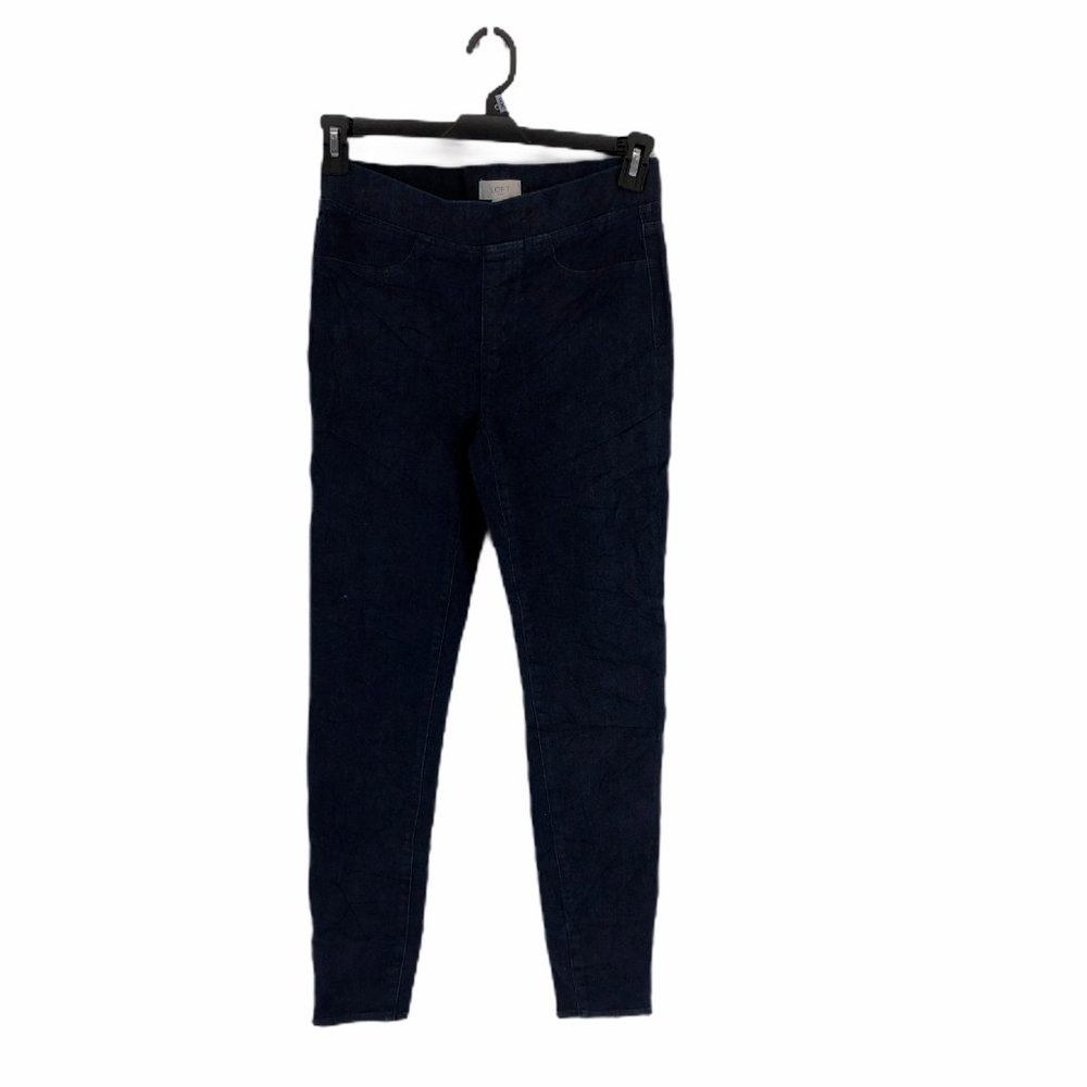 Loft Womens Dark Wash Mid Rise Skinny Jeans 4